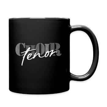 Chorale Chanteur ténor - Mug uni - noir - Droite