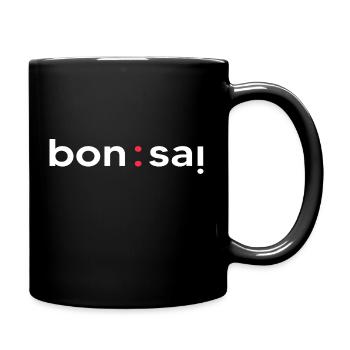 Bonsai Bonsaibaum shohin japanischer Garten Mame - Tasse einfarbig - Schwarz - Rechts