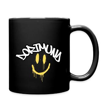 Dortmund Graffiti Tag - Tasse einfarbig - Schwarz - Rechts