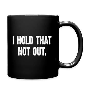 I Hold That Not Out - Full Colour Mug - black - Right