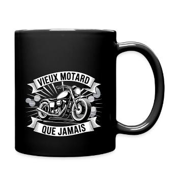 old biker than ever - Full Colour Mug - black - Right