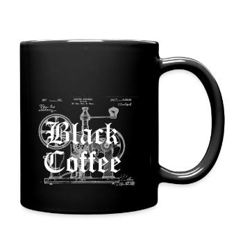 café noir - Mug uni - noir - Droite