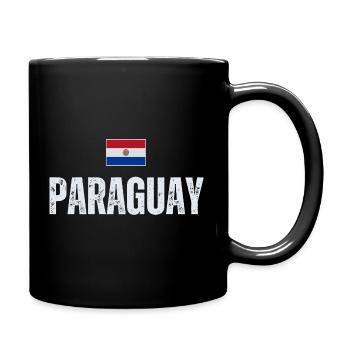 Paraguayan flag, Paraguayan pride - Full Colour Mug - black - Right