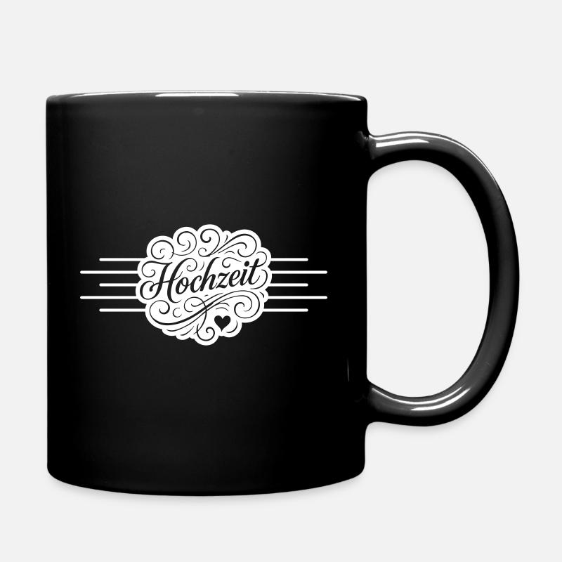 Wedding - Full Colour Mug - black