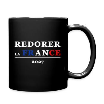 REDORER LA FRANCE 2 - Mug uni - noir - Droite