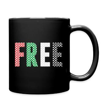 free Palestine - Full Colour Mug - black - Right