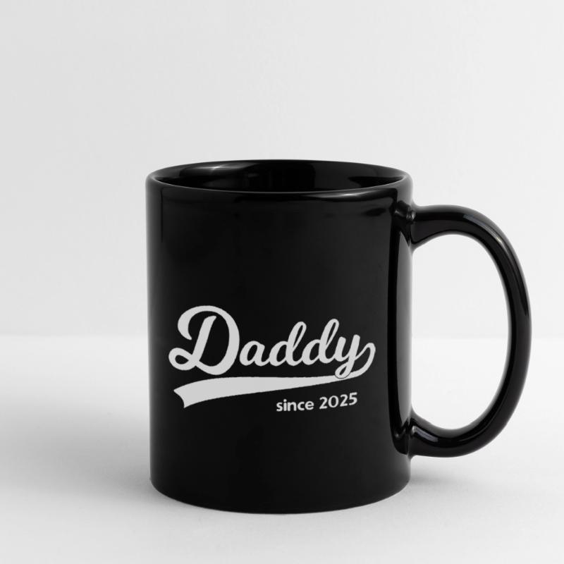 Daddy Since 2025 – Vintage Script Full Colour Mug