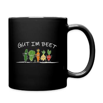 Good in the Bed – Funny Saying for Vegetable Gardeners - Full Colour Mug - black - Right