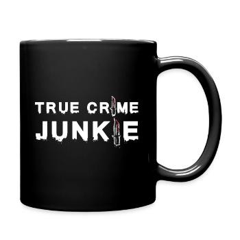 True Crime Junkie – Humour noir pour les fans de crime - Mug uni - noir - Droite