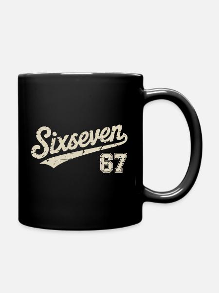 67 - Funny Six Seven T-Shirt - Tasse einfarbig - Schwarz