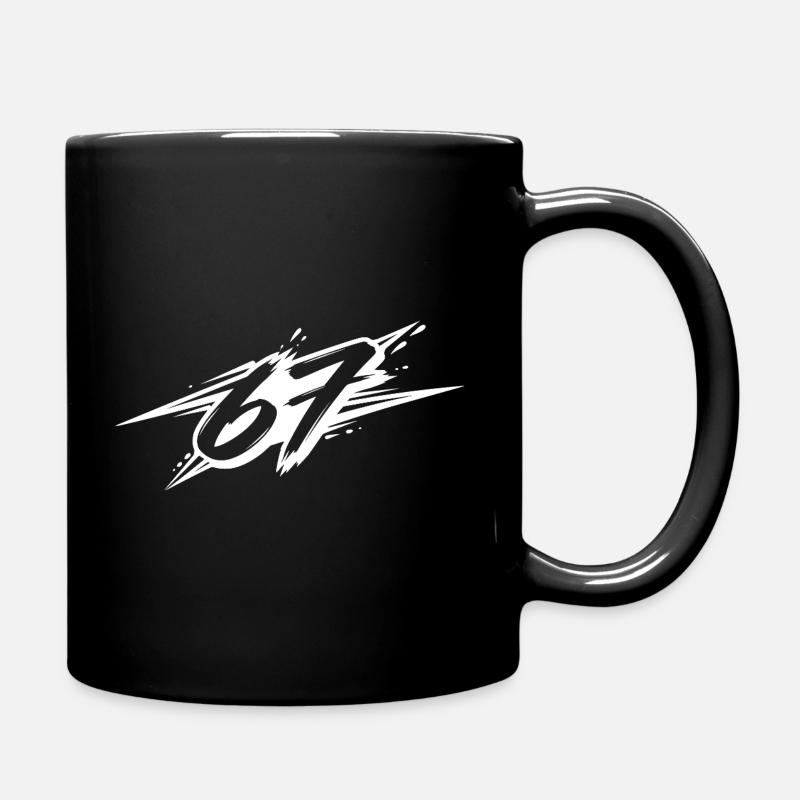 67 / Six Seven / 6-7 - Tasse einfarbig - Schwarz