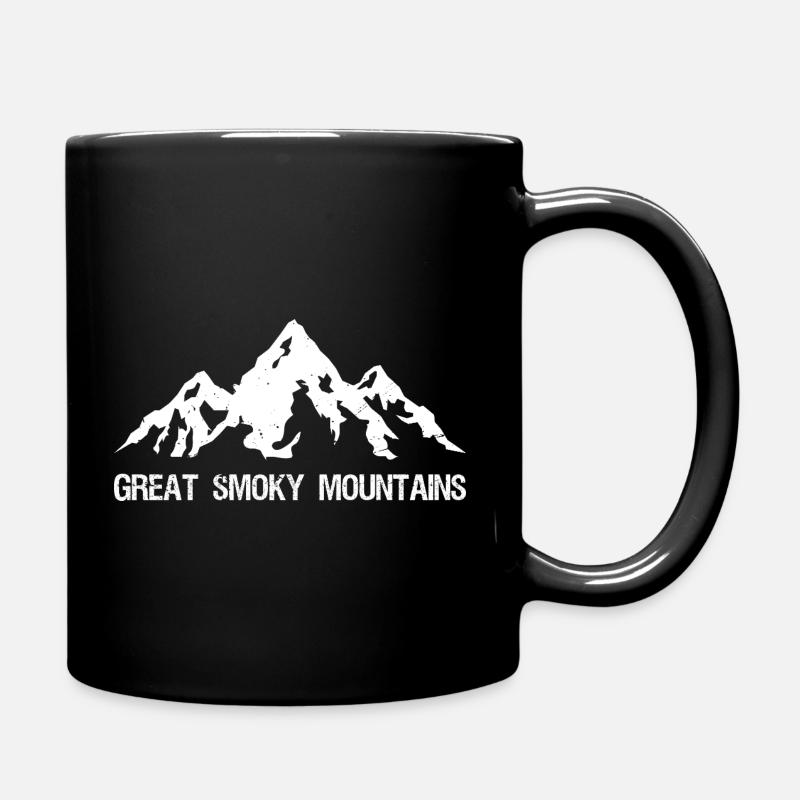 Great Smoky Mountains Smoky Mountain - Tasse einfarbig - Schwarz