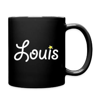 Louis - Mug uni - noir - Droite
