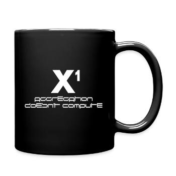 X to the power of one – aggregation doesn't compute - Full Colour Mug - black - Right