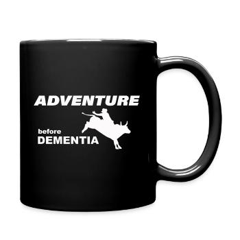 AVENTURE DE RODEO - Mug uni - noir - Droite