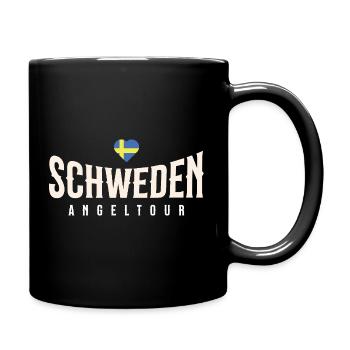 Voyage de pêche en Suède - Mug uni - noir - Droite