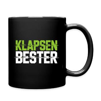 Slap Best Crazy Madhouse Office Saying - Full Colour Mug - black - Right