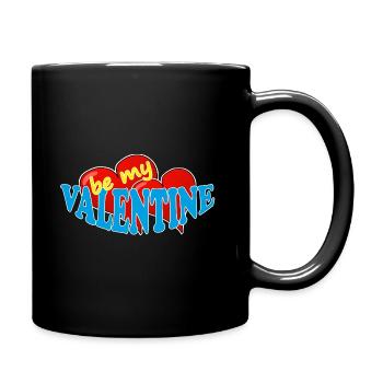 VALENTINE - Tasse einfarbig - Schwarz - Rechts