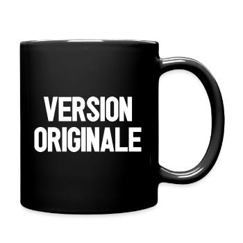 VERSION ORIGINALE !  - Mug uni - noir - Droite