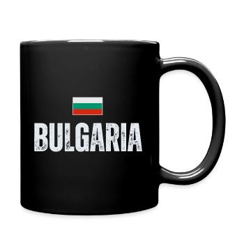 Bulgarian flag, Bulgarian patriot - Full Colour Mug - black - Right