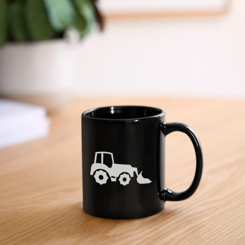 Tractor Silhouette Front End Loader Full Colour Mug