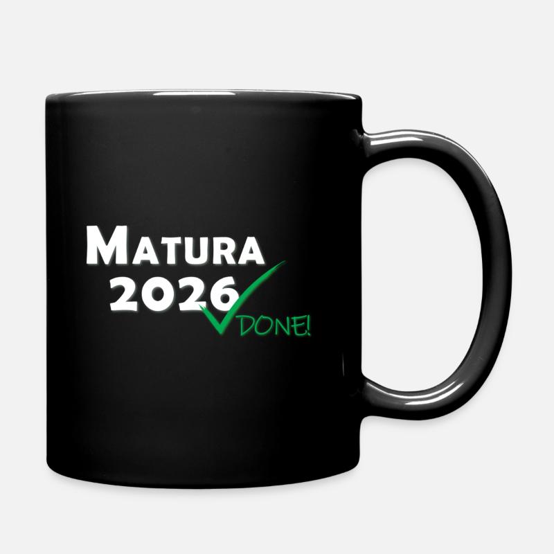 Matura 2026 Terminé - Mug uni - noir