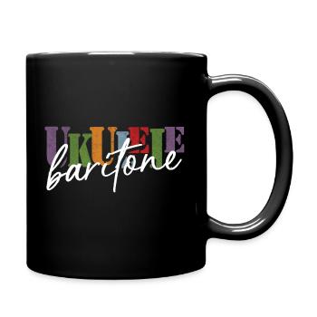 Baritone Ukulele - Tasse einfarbig - Schwarz - Rechts