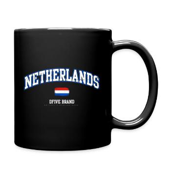 Emblème de la marque Netherlands Dive - Mug uni - noir - Droite