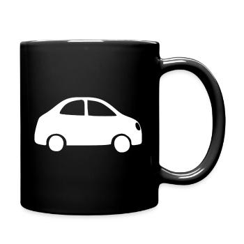 Car Driver's License Gift - Full Colour Mug - black - Right