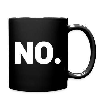 NO. - Full Colour Mug - black - Right