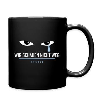 The Blue Tear – FCKNZS - Tasse einfarbig - Schwarz - Rechts