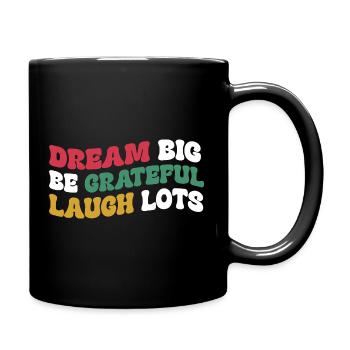 Pensée positive Motivation inspirante - Mug uni - noir - Droite