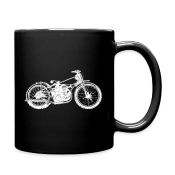 Speedway motorcycle - Full Colour Mug - black - Right