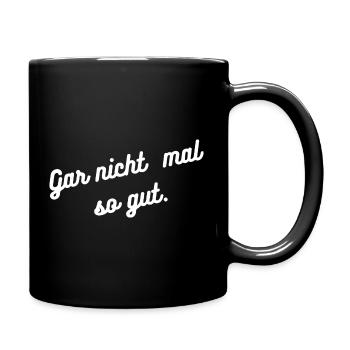 HN Gar nicht mal so gut Script - Tasse einfarbig - Schwarz - Rechts
