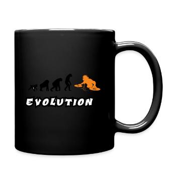 Evolution T Shirt avec Dj - Mug uni - noir - Droite
