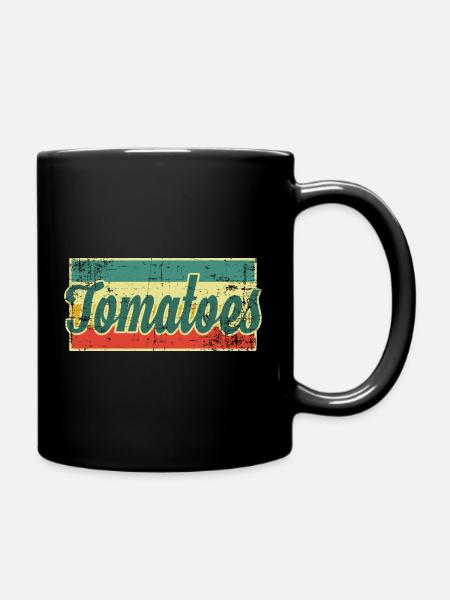 Tomaten - Tasse einfarbig - Schwarz