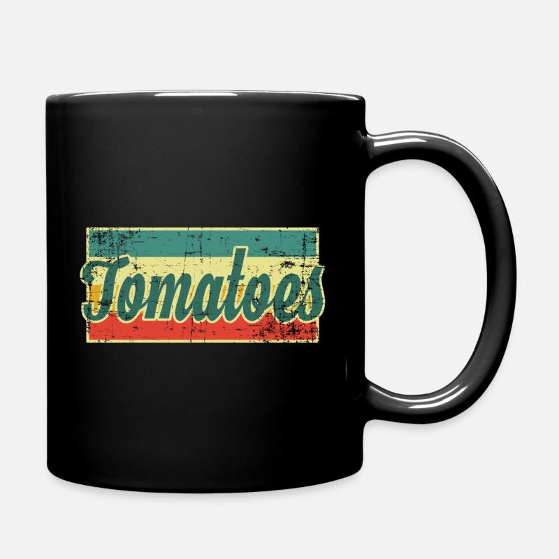 Tomaten - Tasse einfarbig - Schwarz