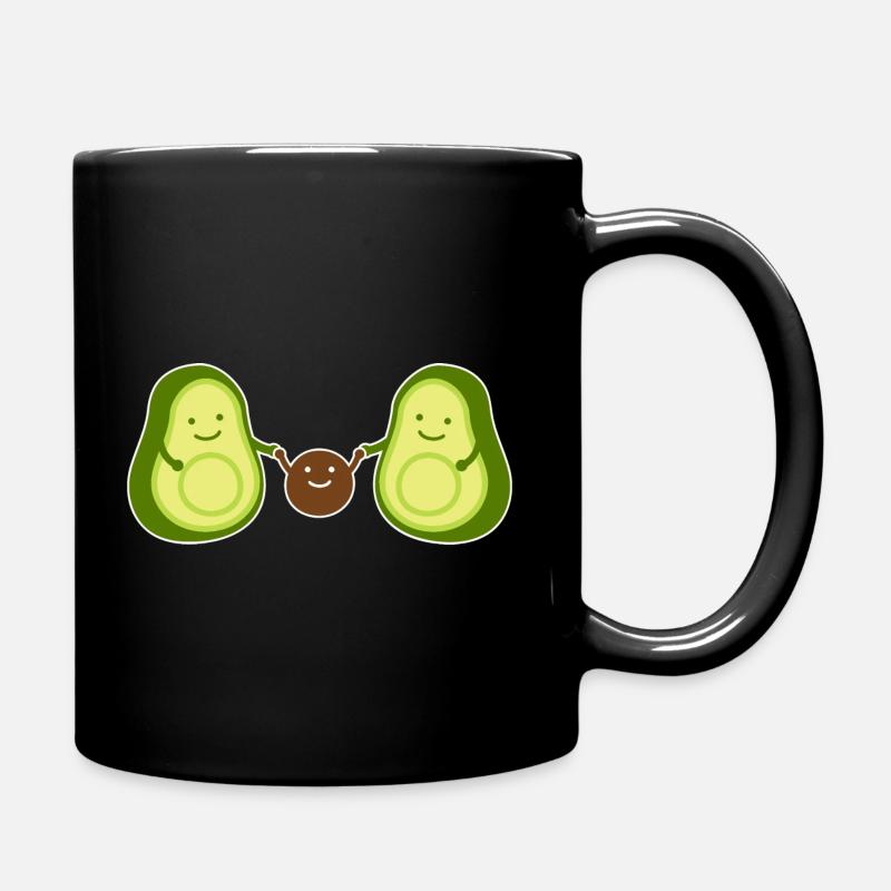 Avocado - Tasse einfarbig - Schwarz