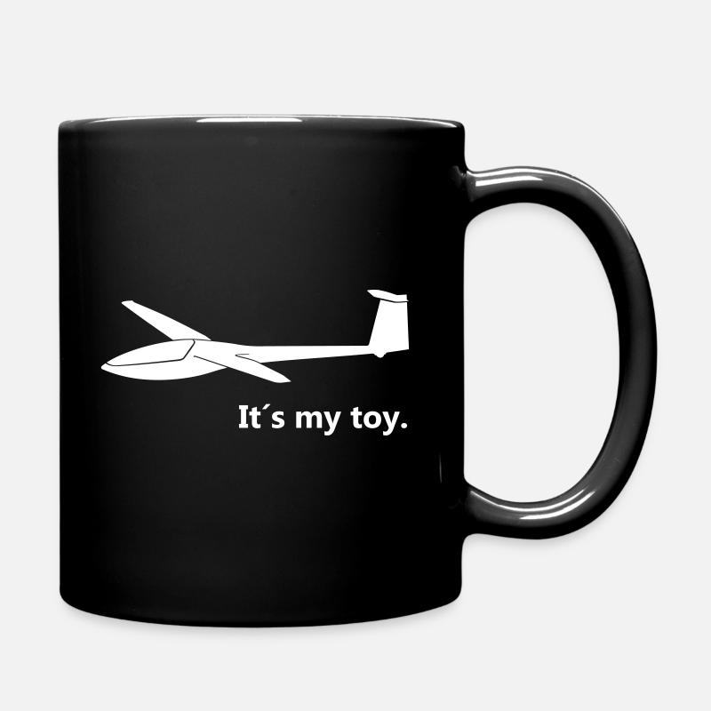 Toy glider pilot glider pilot - Full Colour Mug - black