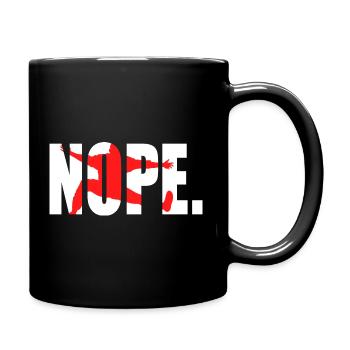 Handball goal nope. - Full Colour Mug - black - Right