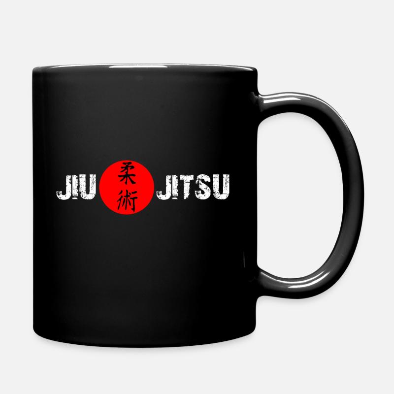 Jiu Jitsu Sonne - Tasse einfarbig - Schwarz