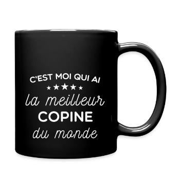 C'est moi qui ai la meilleur Copine du monde - Mug uni - noir - Droite