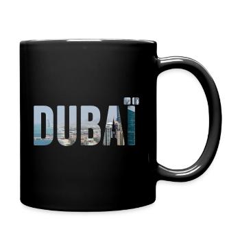 Dubai - Full Colour Mug - black - Right