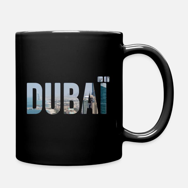 Dubai - Full Colour Mug - black