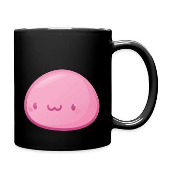Mochi japonais rose kawaii mignon - Mug uni - noir - Droite