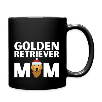 GOLDEN RETRIEVER MOM - Tasse einfarbig - Schwarz - Rechts