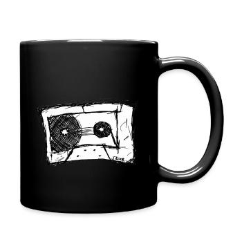 Cassette - black and white - Mug uni - noir - Droite
