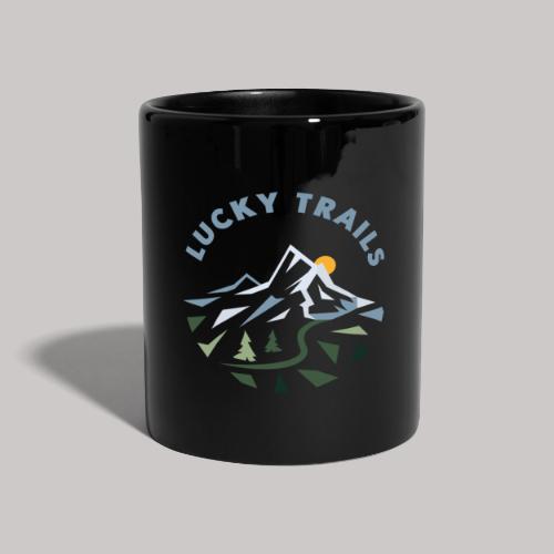 Lucky Trails mit Hashtag - Tasse einfarbig