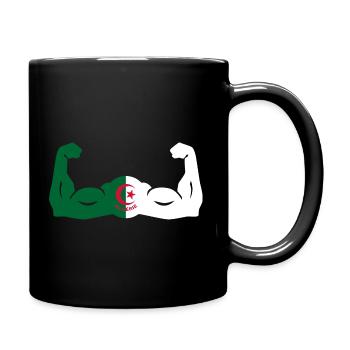 Algérie en Force - Mug uni - noir - Droite