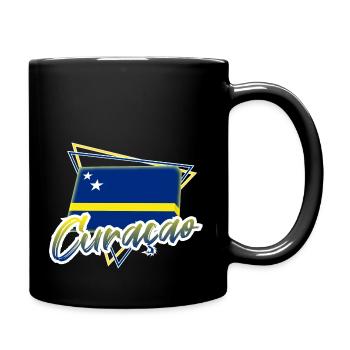 Curaçao - Tasse einfarbig - Schwarz - Rechts